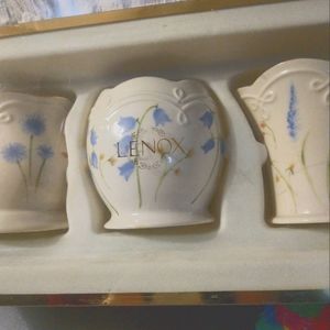 Lenox Floral 3 piece candleholder